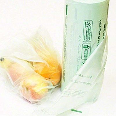 EN 13432のロールのプラスチック農産物袋、ロールの耐久の野菜袋 