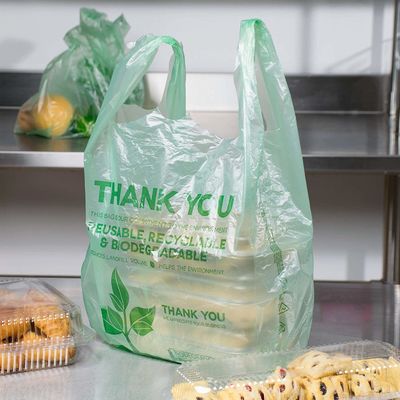 EN13432 堆肥野菜袋は、堆肥 TシャツOEMサービスを袋に入れます
